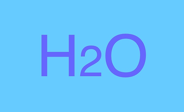 2. Что обозначает формула H2O?