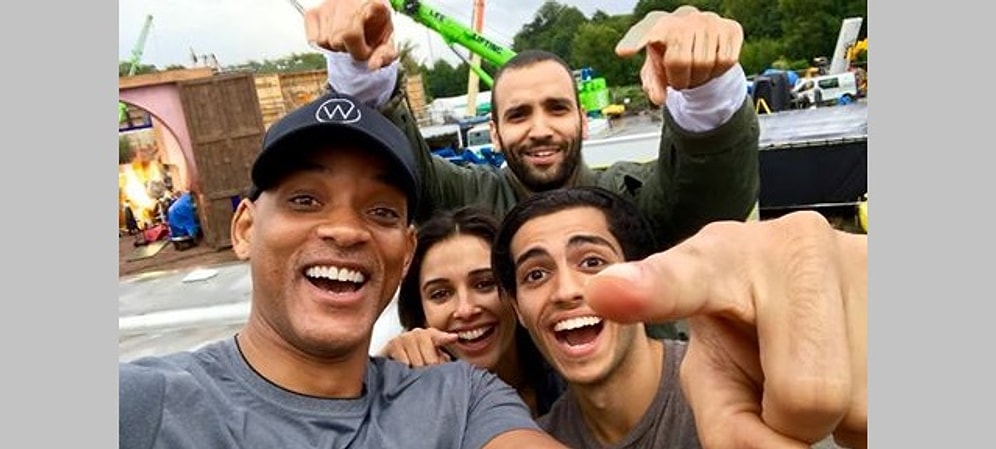 В Сети появились первое совместное фото каста «Аладдина»