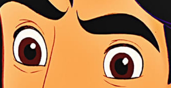 7. Какой персонаж скрыт за этим взглядом?