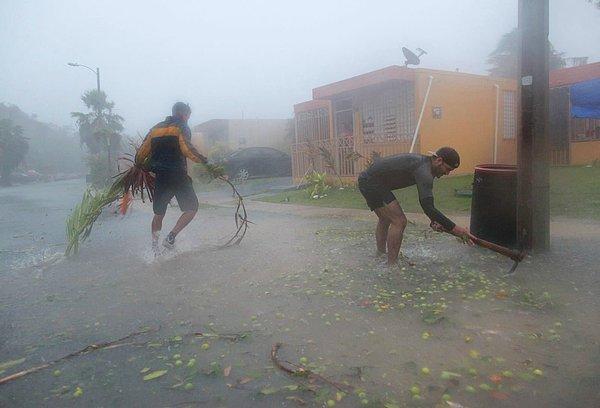 1. Geçtiğimiz hafta çarşamba günü Irma Kasırgası, Porto Riko'nun Fajardo şehrini vurdu.