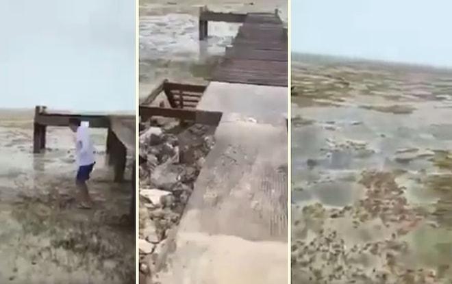 Saatte 300 Km Hızla İlerleyen Irma Kasırgası, Bahamalar'da Okyanus Suyunun Çekilmesine Neden Oldu!