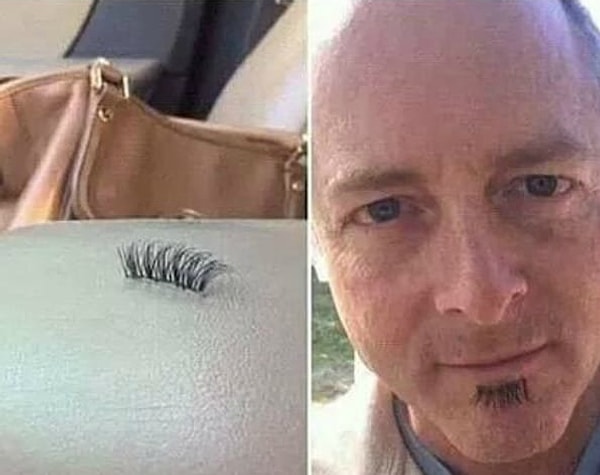 5. Вот что происходит, когда ваш папа находит в машине случайно отвалившиеся ресницы 😂