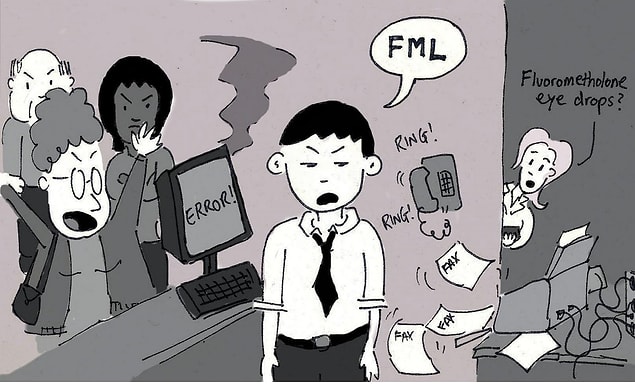 26. FML: "sikeyim böyle hayatı" anlamına gelen "fuck my life"