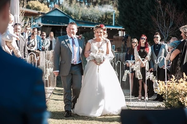 5. Да уж, их свадьба уж точно не похожа на другие!