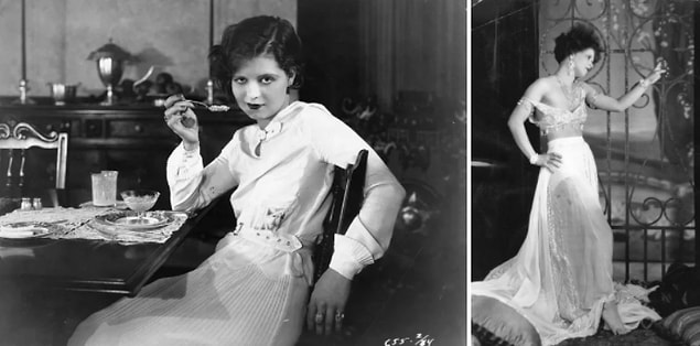 18. Clara Bow'ın diyeti günde yalnızca 500 kaloriyle sınırlıydı ve kilo vermek için sımsıkı giysilerle gezerdi. 😅