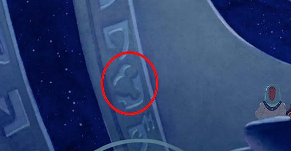 1. В каком мультфильме вы могли видеть эту пасхалку?