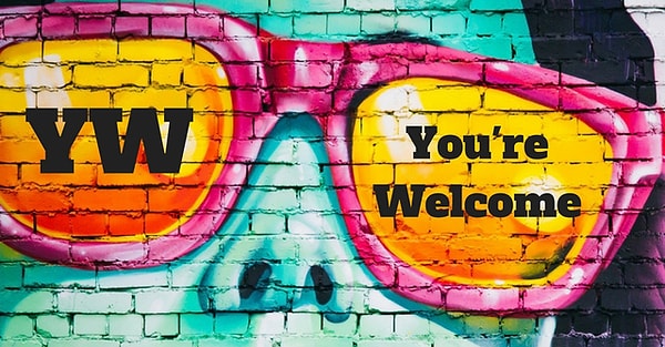 16. YW: "you are welcome" или "пожалуйста" в ответ на "спасибо"