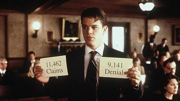 11. Matt Damon - Yağmurcu (1997)   | IMDb  7.1