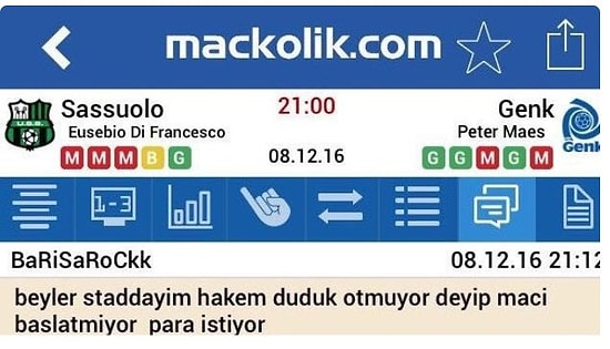 Maçkolik Forumda Yapılan, Bahisçilerin Yüzünü Güldürecek 20 Fantastik Yorum