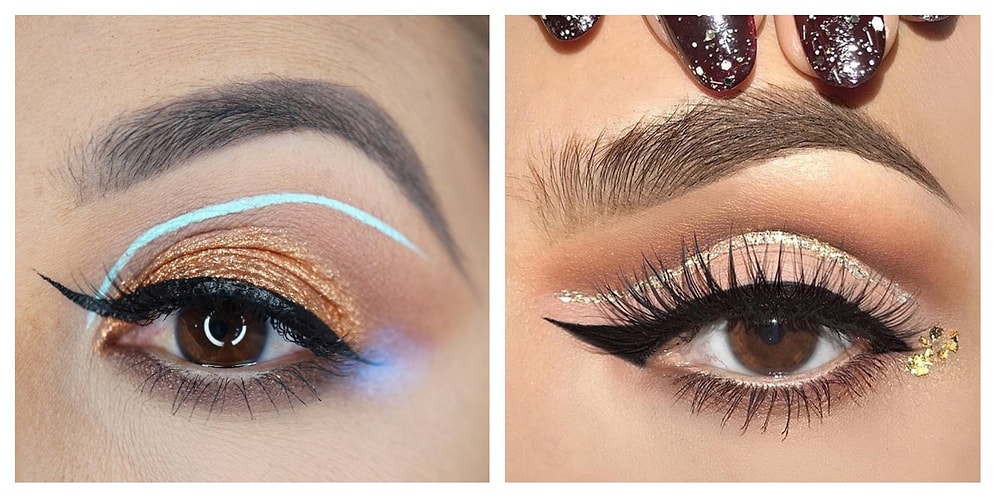 "Обратная стрелка" - еще один новый бьюти-тренд от экспериментаторов-визажистов