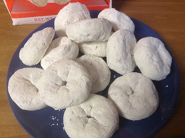 13. Челлендж "Пончики в сахарной пудре"