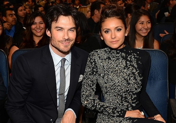 7. Нина Добрев и Иэн Сомерхолдер