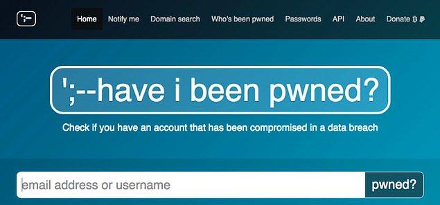 13. Have I Been Pwned?