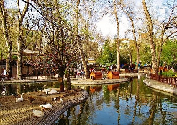 9. Meşhur Ankara simidini yerken bir yandan da huzur bulacağınız bir yer: Kuğulu Park!