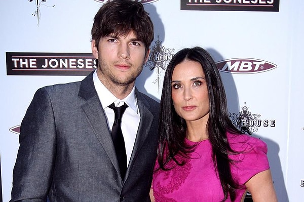 3. Эштон Кутчер и Деми Мур