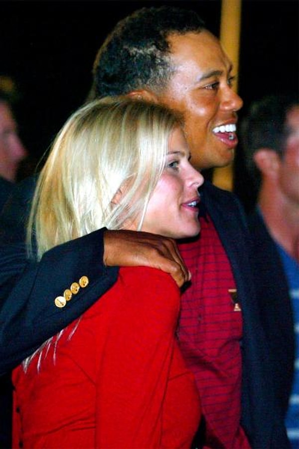 8. Тайгер Вудс и Элин Нордегрен