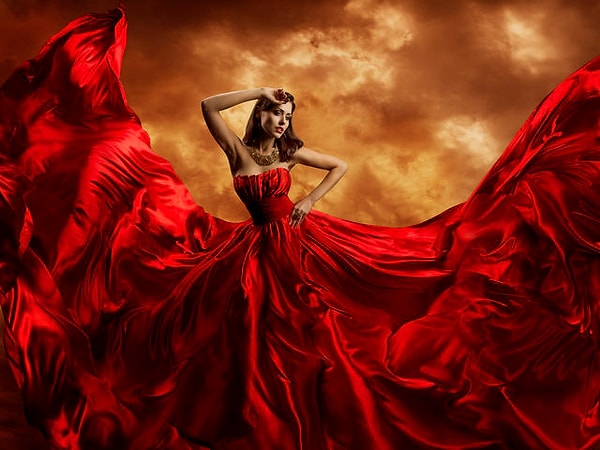 Красный является доминирующим цветом вашей души.