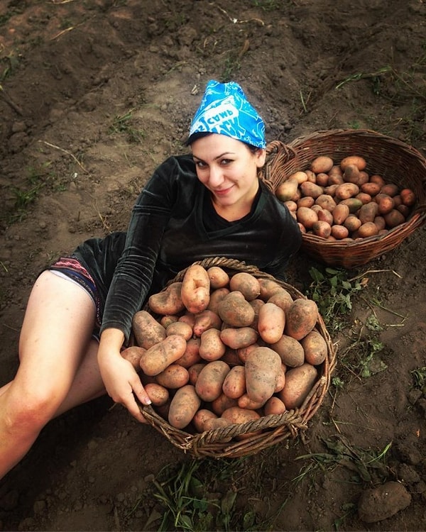 1. Нет реквизита для нового фотосета? Не беда, ведь есть ОНА (это про картошку, если что) 😆