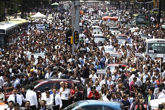 Последствия мощного землетрясения в Мексике магнитудой 7,1 балла