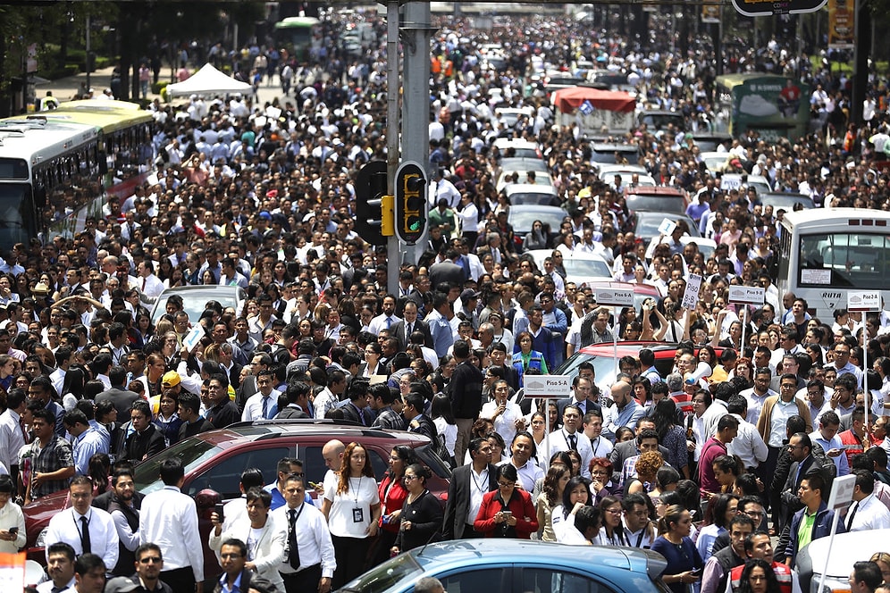 Последствия мощного землетрясения в Мексике магнитудой 7,1 балла