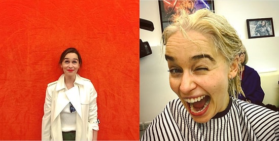 Эмилия Кларк перекрасилась в блондинку, и теперь она кхалиси 24/7