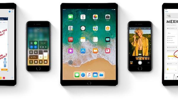 iOS 11 iPhone 5s, SE ve üzeri cihazlarda kullanılabilir durumda.