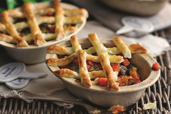 1. Слоеный пирог со сладким картофелем