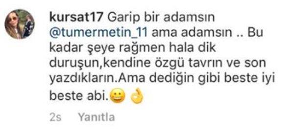 Tümer Metin, Fenerbahçe'de oynarken bile Beşiktaşlı kimliğini saklamamıştı. Ama profesyonellikten de ödün vermemişti.