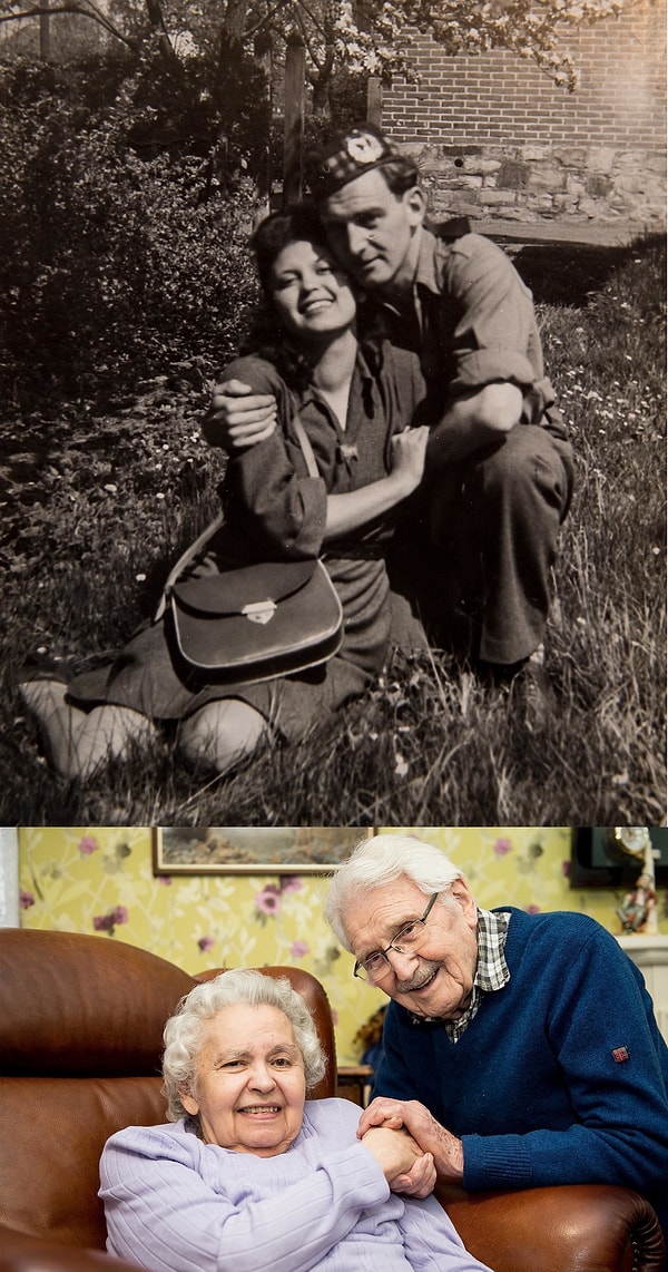 3. А это выжившая узница Освенцима Эдит Штайнер и её возлюбленный, шотландский солдат Джон Маккей. Настоящую любовь не разрушит даже война...❤️