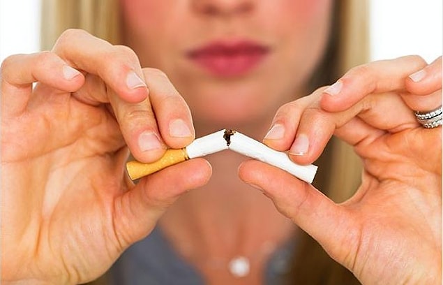 6. Sigarayı bırakmanın çok büyük etkisi var.