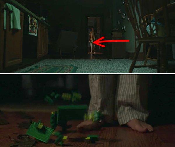 11. Romanda, Pennywise'ın düşmanı olan The Turtle adlı gizemli bir varlık var. Filmde Bill'in topladığını ve Georgie'nin odasında bir Lego kaplumbağasını bıraktığını görüyoruz. Ayrıca çocukların gölde yüzdüğü ve kaplumbağanın bulunduğu bir sahne de var.