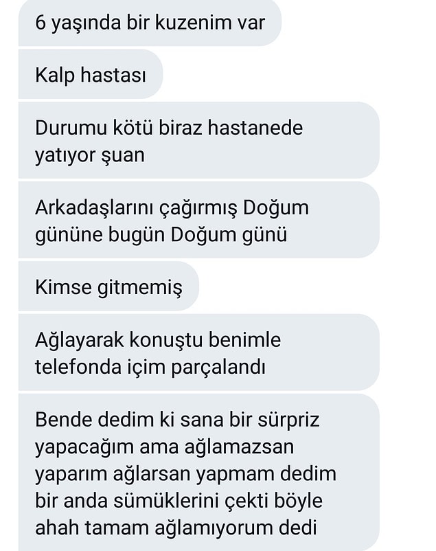 Hesaba DM'den gelen mesaj şu şekildeydi...