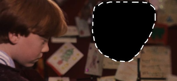 10. Из этого кадра вырезали...