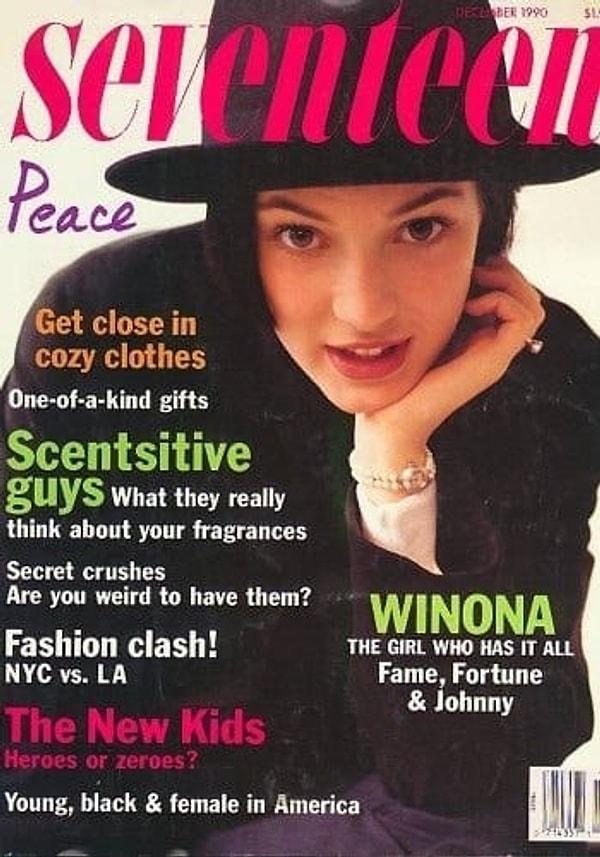 10. Yıl 1990, Winona Ryder henüz 18'inde 😌