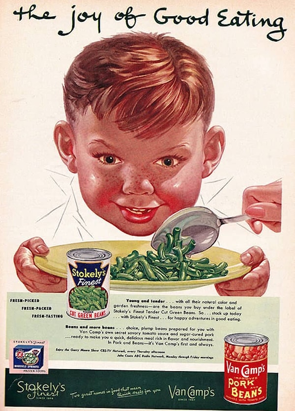 8. И снова фасоль и физиономия странного ребенка