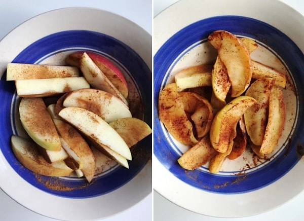 Как запечь яблоки в микроволновке: