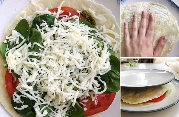 Вот, как сделать кесадилью: