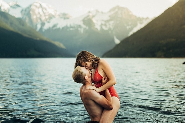 8. Эта пара, казалось, была создана на небесах!