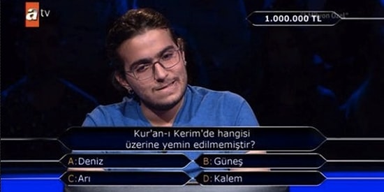 "Kim Milyoner Olmak İster" Yarışmasında Çağdaş İrfan Yıldırım 1 Milyonluk Soruyu Açtırdı!