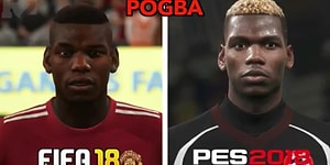 Yıldız Futbolcuların Karşılaştırmasıyla FIFA 18 mi PES 2018 mi?