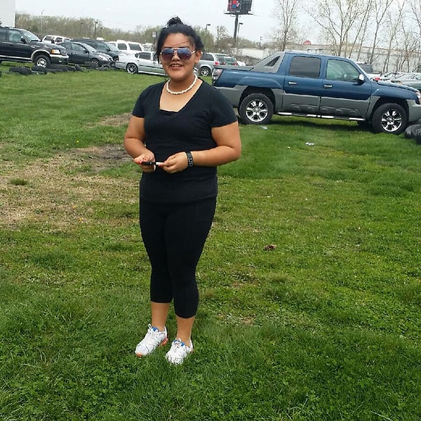 4. Благодаря регулярным кардио и силовым тренировкам девушка похудела со 101 кг до 65 кг