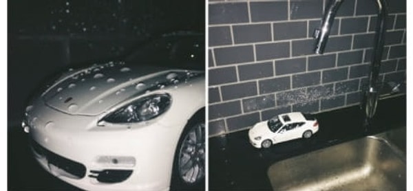 7. "Поехали на мойку с моей малышкой"