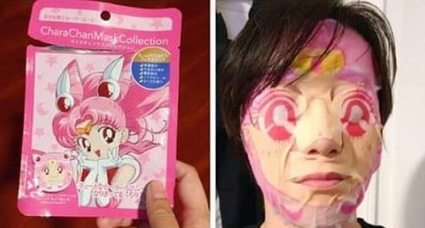 3. Эта маска должна была превратить в милашку Сейлор Мун, а не в робота-убийцу