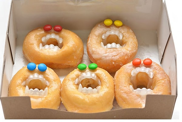 6. О, так это же пончики-монстры!