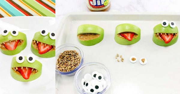 12. А это яблочные монстрики!