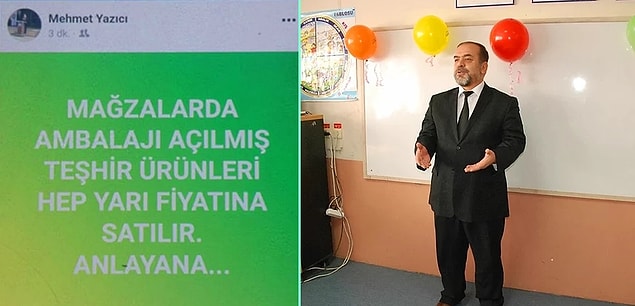 21. Kocaeli'nin Gölcük İlçesi Müftüsü: "Mağazalarda ambalajı açılmış teşhir ürünleri hep yarı fiyatına satılır. Anlayana..."