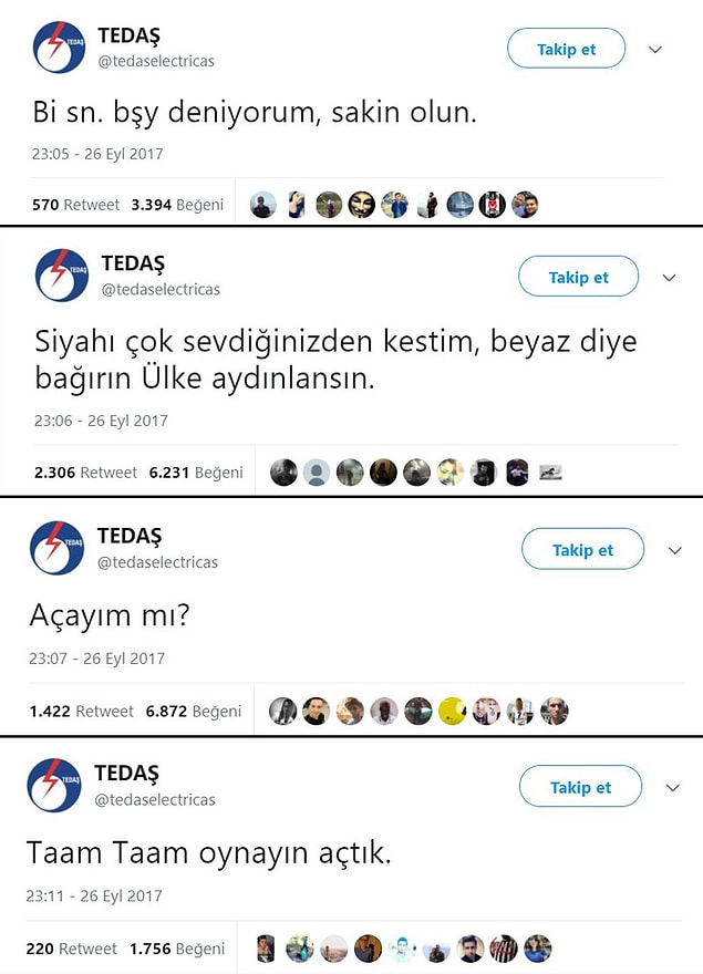 9. Maçın ikinci yarısında stadın aydınlatmasında sorun yaşandı.