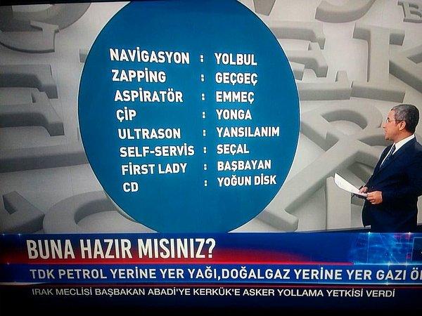 TDK'nın bazı yabancı kelimelere bulduğu Türkçe karşılıklar sosyal medyanın da gündeminde...