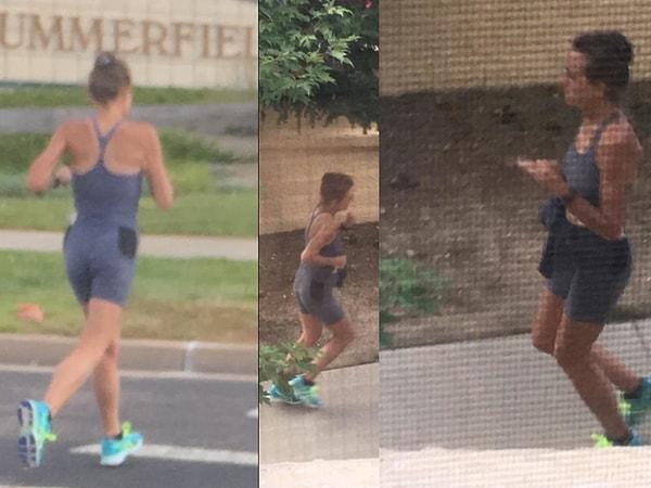 Polisin her yerde aradığı şüpheli; sabah koşusu yaparken mahalledeki evlerin bahçelerine ve park alanlarına kakasını yapan kadın.