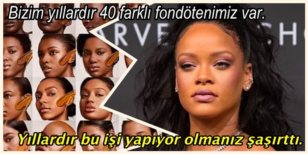 Meşhur Rihanna Ayarında Son Durak; Yeni Makyaj Ürünlerine Dil Uzatanlar! 🐍🔥